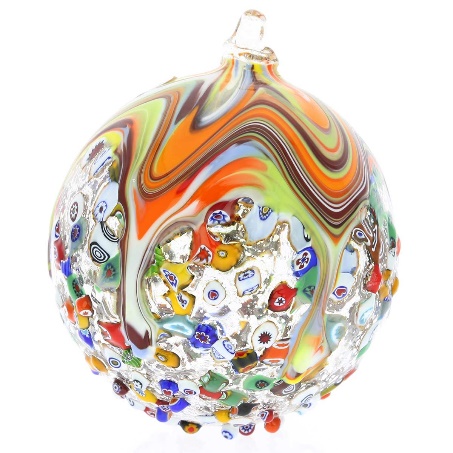 Christmas Tree Ornaments | Venetian Mosaic Murano Glass Christmas Ornament